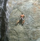 Closeup of Jim on the first pitch