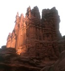 Ancient Art and it's various summits; the corkscrew summit (aka "Stolen Chimney") is the leftmost summit