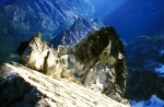 The North Ridge from the base of the Great Gendarme of Mt. Stuart
