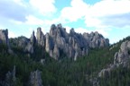 View of the Cathedral Spires, as seen from the top of the Totem Pole