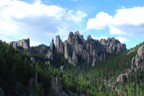 View of the Cathedral Spires, as seen from the top of the Totem Pole