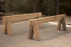 Amstutz's heavy-duty sawhorses