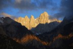 Mt. Whitney, as seen from our campsite